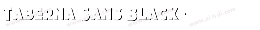 Taberna Sans Black字体转换 Taberna Sans Black字体转换
